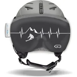 Soggle Vizor Heartbeat Skier