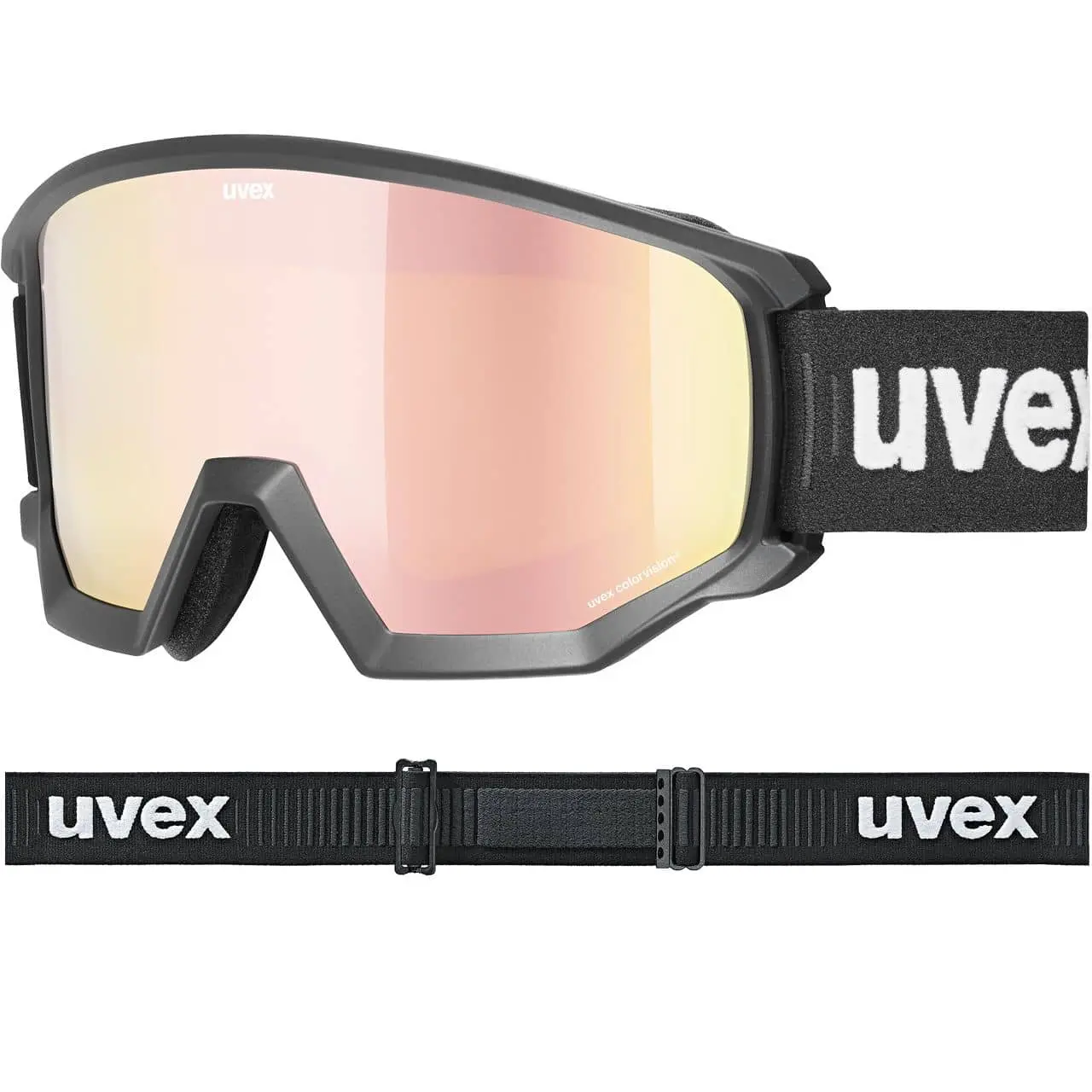 Uvex Athletic CV Black Matt / Rose-orange 3 Uvex Athletic CV Black Matt / Rose-orange