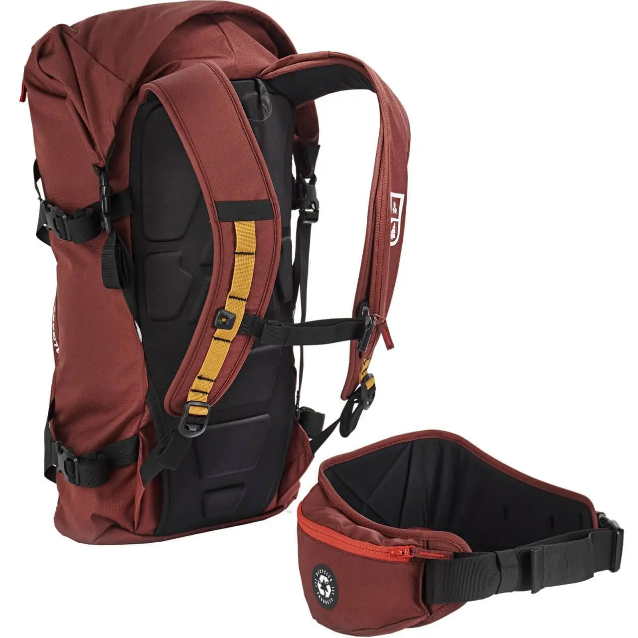 ARVA Backpack Calgary 26 Picture Burgundy 6 ARVA Backpack Calgary 26 Picture Burgundy - Afbeelding 4