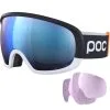 POC Fovea Clarity Comp+ Ura Black/hydro White/spektris Blue + 2 Reserve Lenzen -Racing Skischoenen Winkel 21 fovea clarity comp pl 40442 8452 1280x1280