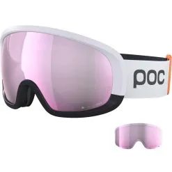 POC Fovea Mid Clarity Comp Hydro White/ura Black/clarity Comp Low Light + Reserve Lens