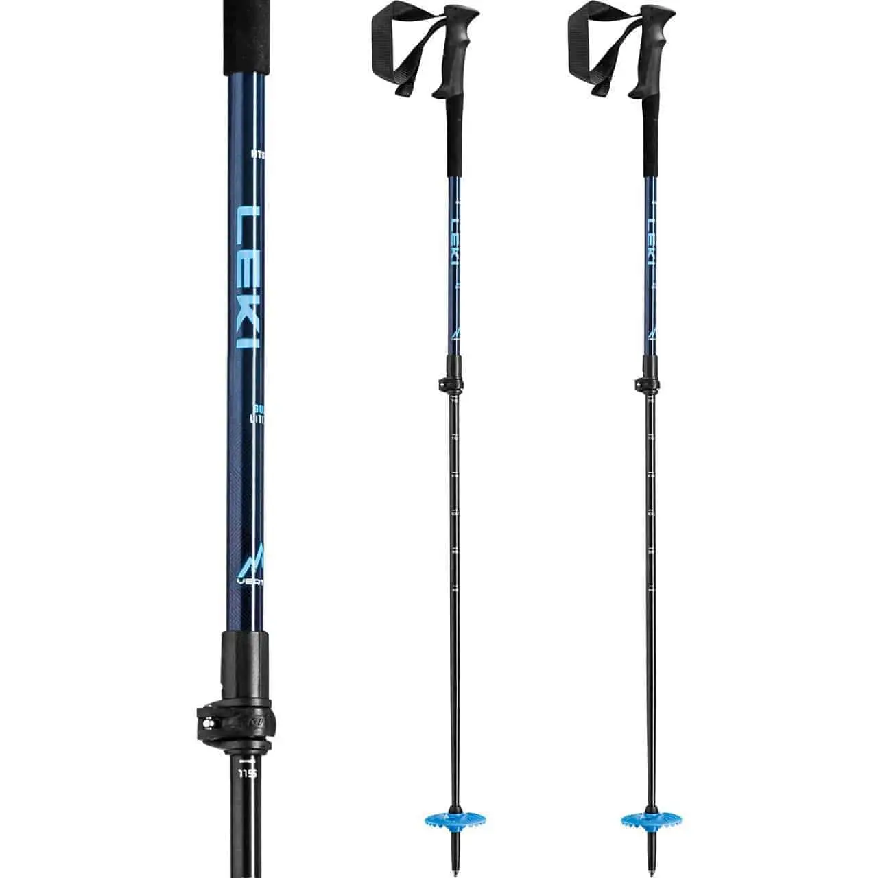 Leki Guide Lite Jr. Denimblue/darkblue/cyan 4 Leki Guide Lite Jr. Denimblue/darkblue/cyan - Afbeelding 2