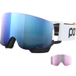 POC Nexal Mid Clarity Comp Hydrogen White/uranium Black/spektris Blue + Reserve Lens